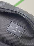 Louis Vuitton M45585 Steamer New Classic Retro Monogram Eclipse Messenger Hand Bag Sizes:23.5*17*6CM