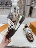 Louis Vuitton Trainer Unisex Show Skateboard Shoes Chunky Skate Shoes Sneakers