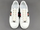 Gucci Ace Unisex Sneakers Little Bee Embroidery Casual Board Shoes Street Sneakers