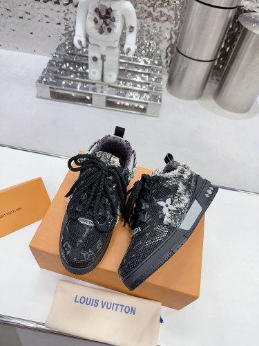 Louis Vuitton Trainer Unisex Show Skateboard Shoes Chunky Skate Shoes Sneakers