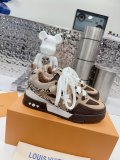 Louis Vuitton Trainer Unisex Show Skateboard Shoes Chunky Skate Shoes Sneakers