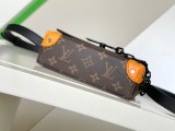 Louis Vuitton M81746 M81783 M82534 Steamer Mini Handbag Monogram Eclipse Hand Bag Sizes:18*11*6.5CM