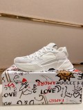 Dolce & Gabbana Men Casual Cowhide Sneakers Fashion Skateboard Shoes