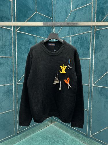 Louis Vuitton LV Multi Tools Fashion Round Neck Wool Pullover Unisex Casual Sweater