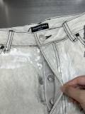 Balenciaga Unisex Casual Hand Painted Graffiti Loose Jeans Pants