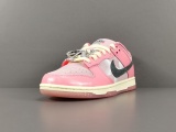 Nike DUNK Low Hot Puncnh and Pink Foam Women Fashion Sneakers Shoes