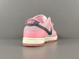 Nike DUNK Low Hot Puncnh and Pink Foam Women Fashion Sneakers Shoes