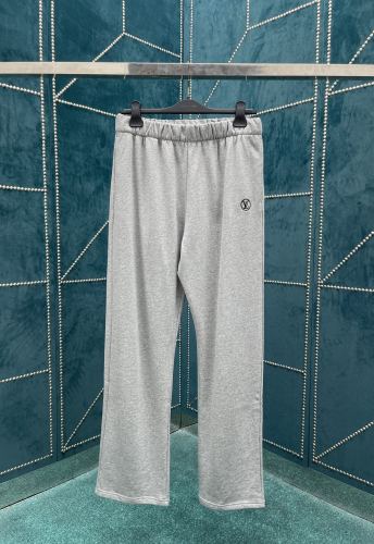 Louis Vuitton Unisex Casual Logo Embroidery Sweatpants Fashion Pants