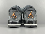 Jordan Air Jordan 3 Fear Men Basketball Sneakers Shoes
