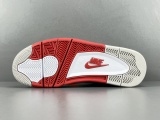 Jordan Air Jordan 4 Fle Red Retro Men Basketball Sneakers Shoes