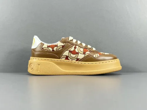 Gucci Chunky B Classic Daddy Shoes Unisex Fashion Biscuit Sneakers Shoes Brown