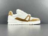 Louis Vuitton Trainer Fashion Low Casual Board Shoes Unisex Rendering Sneakers