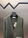 Dior Unisex Embroidery Cashmere Sweater Wool Sweater Cardigan