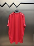 Balenciage Manchester United Vintage Embroidered Jersey Short Sleeves