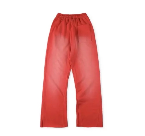 Hellstar Flare Printed Pants Vintage Washed Old Casual Sports Sweatpants