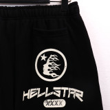 Hellstar Vintage Logo Printed Pants Cotton Thin Loose Casual Shorts