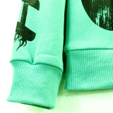 Hellstar Luke Path To Paradise Printed Hoodie Pullover Casual Loose Sports Sweatshirts