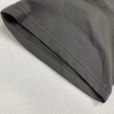 Hellstar Helmet Of Salvation Printed Short Sleeve Vintage Cotton Round Neck Loose T-Shirt