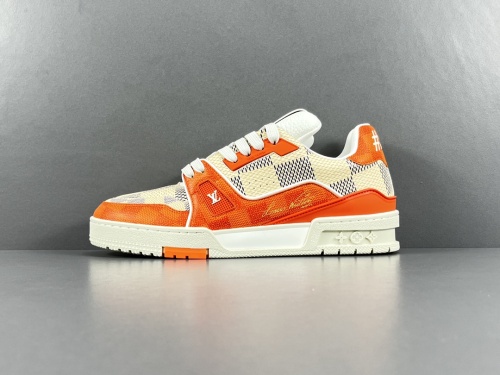 Louis Vuitton Trainer Fashion Low Casual Board Shoes Men Rendering Sneakers