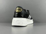 Gucci Chunky B Classic Daddy Shoes Unisex Fashion Biscuit Sneakers Shoes Black White