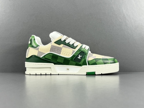 Louis Vuitton Trainer Fashion Low Casual Board Shoes Men Rendering Sneakers
