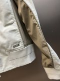 Dior Contrasting Pilot Jacket Men Zip Jacket