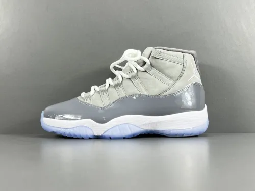 Jordan Air Jordan 11 Retro Cool Grey Unisex Basketball Sneakers Shoes