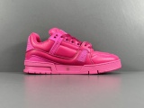 Louis Vuitton Trainer Fashion Low Casual Board Shoes Men Rendering Sneakers