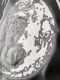 Off White Embroidered Logo Jacket Quilted Down Motorcycle Jacket