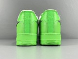 Off-White X Nike Air Force 1 LOW Green Men Casual Sneakers Fashion Street Sports Board Shoes
