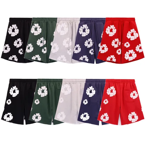 DENIM TEARS The Cotton Wreath Sweatpant Unisex Street American Shorts