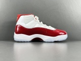 Jordan Air Jordan 11 Retro Varsity Red Unisex Basketball Sneakers Shoes