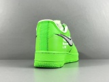 Off-White X Nike Air Force 1 LOW Green Men Casual Sneakers Fashion Street Sports Board Shoes