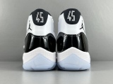 Jordan Air Jordan 11 Retro Concord Unisex Basketball Sneakers Shoes