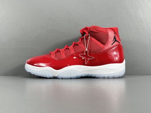 Air Jordan AJ11 Men High Basketball Sneakers Red Shoes