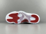 Jordan Air Jordan 11 Retro Varsity Red Unisex Basketball Sneakers Shoes