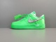 Off-White x Nike  Air Force 1  Low ＂Green＂Retro Casual Sneakers Shoes
