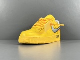 Off-White X Nike Air Force 1 LOW Lemonads Men Casual Sneakers Fashion Street Sports Board Shoes