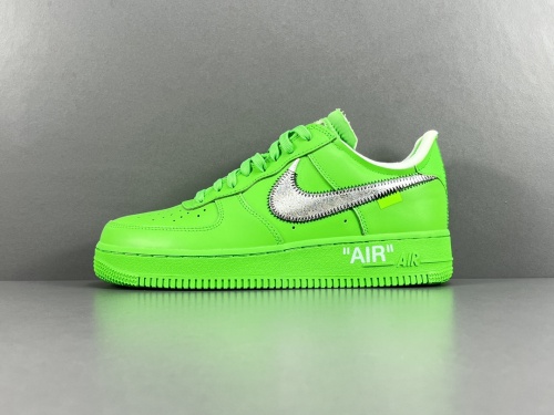 Off-White X Nike Air Force 1 LOW Green Men Casual Sneakers Fashion Street Sports Board Shoes