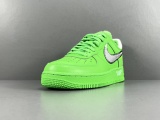 Off-White X Nike Air Force 1 LOW Green Men Casual Sneakers Fashion Street Sports Board Shoes