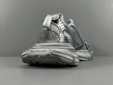 Balenciaga Track 3XL Mesh Sneakers Unisex Sports Jogging Shoes Silver Grey
