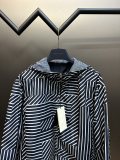 Fendi Shadow Pattern Gradient Two Sided Jacket Men Blue Technology Two sided Windbreaker Jacket