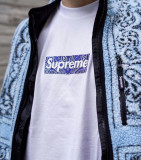 Supreme Bandana Box Logo Tee Short Sleeve Unisex Street Casual T-shirts