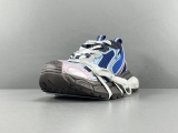 Balenciaga Track 3XL Mesh Sneakers Unisex Sports Jogging Shoes Grey/Blue/Red