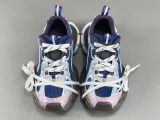 Balenciaga Track 3XL Mesh Sneakers Unisex Sports Jogging Shoes Grey/Blue/Red