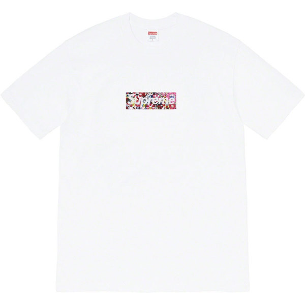 Supreme Relief Box Logo Tee Short Sleeve Unisex Street Casual T-shirts