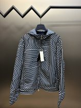 Fendi Shadow Pattern Gradient Two Sided Jacket Men Blue Technology Two sided Windbreaker Jacket