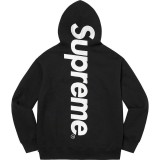 Supreme Satin Appliqué Hoodie Unisex Letter Embroidered Print Casual Street Sweatshirts