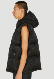 Gucci Classic Full GG Logo Jacquard Print Unisex Hoodies Zip Down Vests Coats
