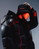 Prada Fashion Unisex Casual Bread Down Jacket Red Label Lightweight Short Down Jacket